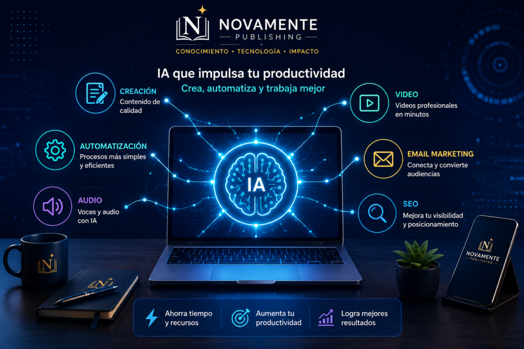 Herramientas de IA para crear y automatizar contenido y mejorar la productividad en 2026